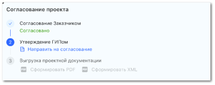 Согласовать/утвердить проект