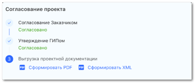 Согласовать/утвердить проект